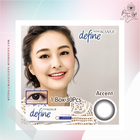 1-Day ACUVUE® DEFINE® 亮麗黑 ACCENT STYLE